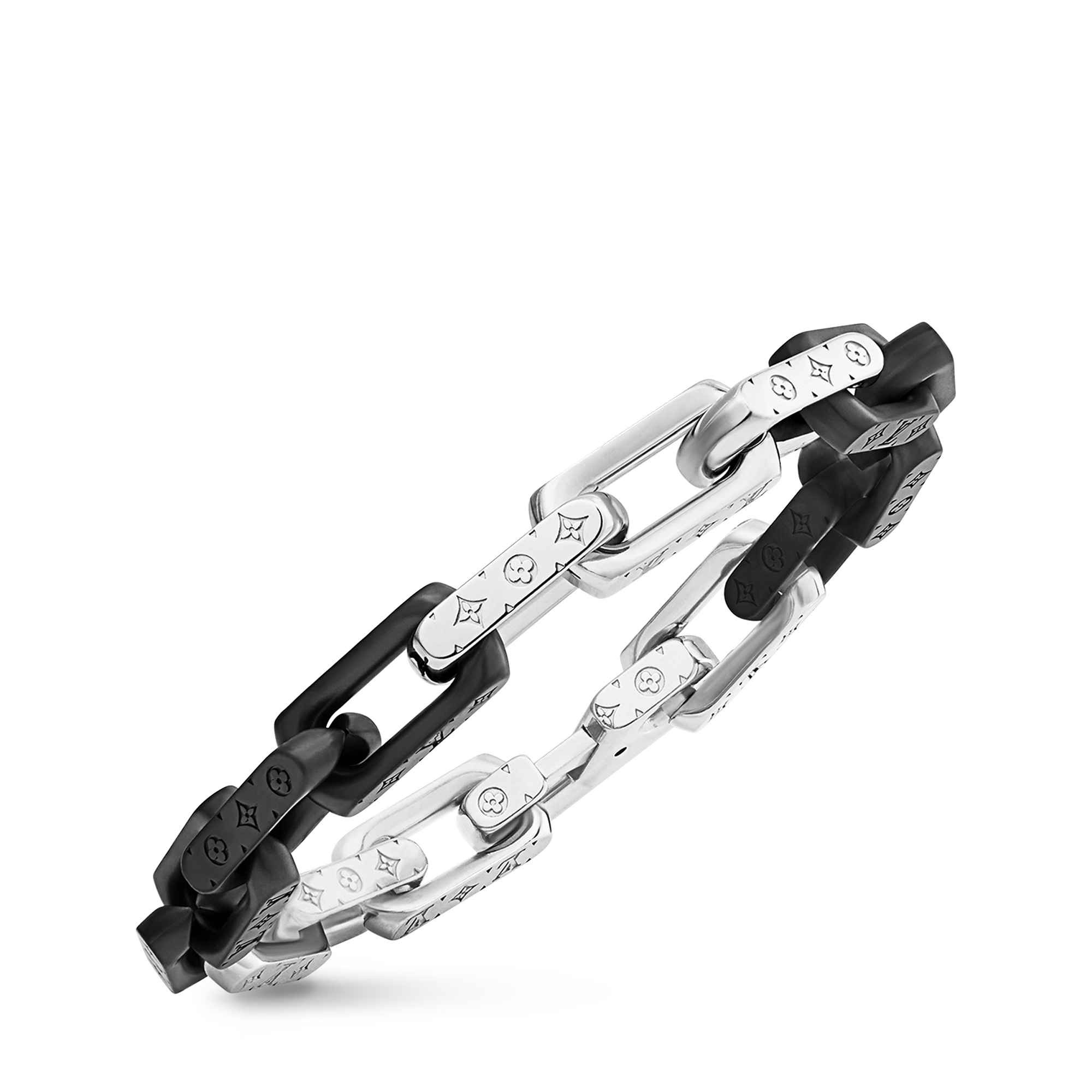 Monogram Chain Bracelet S00 in Pria