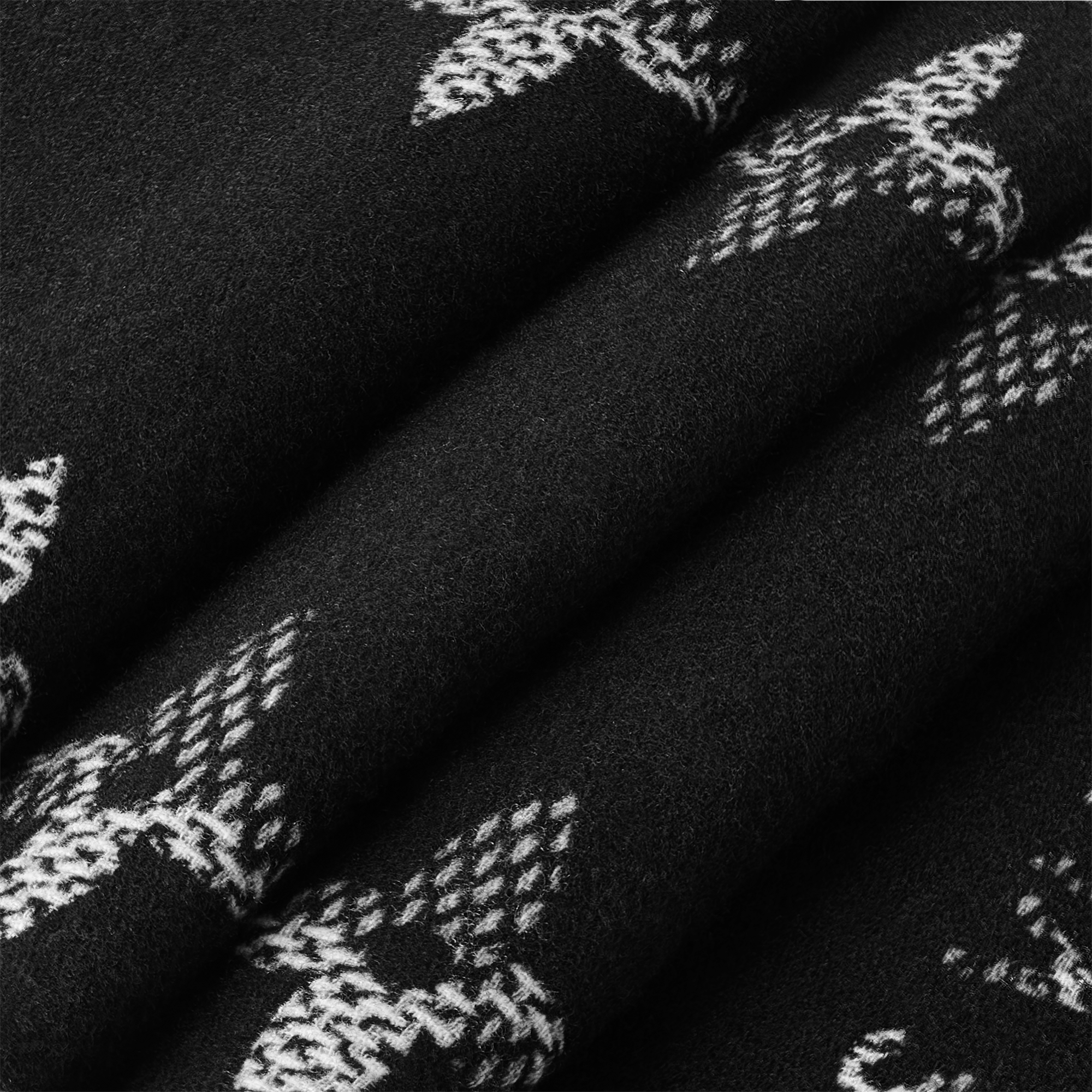 Monogram Check Scarf S00 in Pria