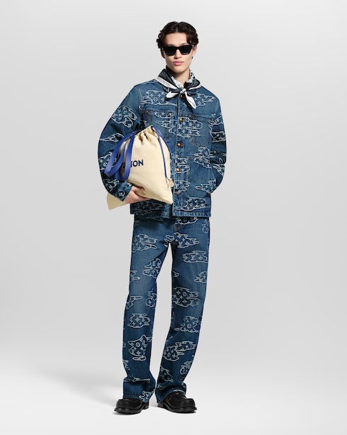Áo Khoác Denim in Đồ Nam's Trang phục Áo khoác ngoài collections by Louis Vuitton