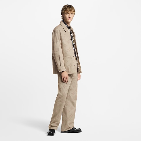 Monogram Embroidered Chic Overshirt in Pria's Pakaian Outerwear dan Mantel collections by Louis Vuitton (Perbesar produk)