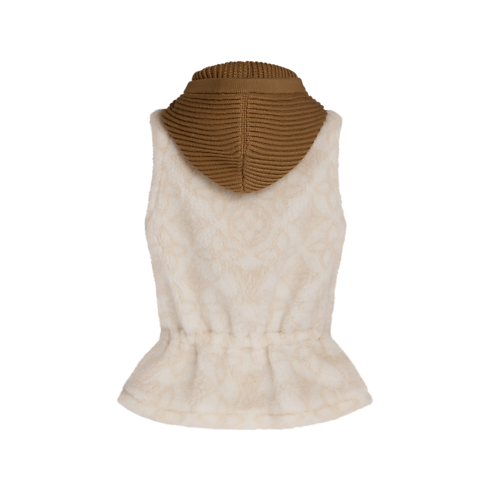 Monogram Fleece Gilet in Wanita's Pakaian Mantel dan Jaket collections by Louis Vuitton (Perbesar produk)