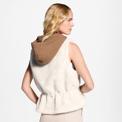 Monogram Fleece Gilet in Wanita's Pakaian Mantel dan Jaket collections by Louis Vuitton (Perbesar produk)