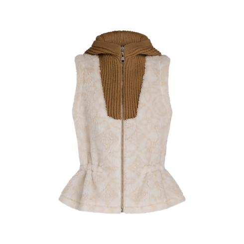 Monogram Fleece Gilet in Wanita's Pakaian Mantel dan Jaket collections by Louis Vuitton (Perbesar produk)