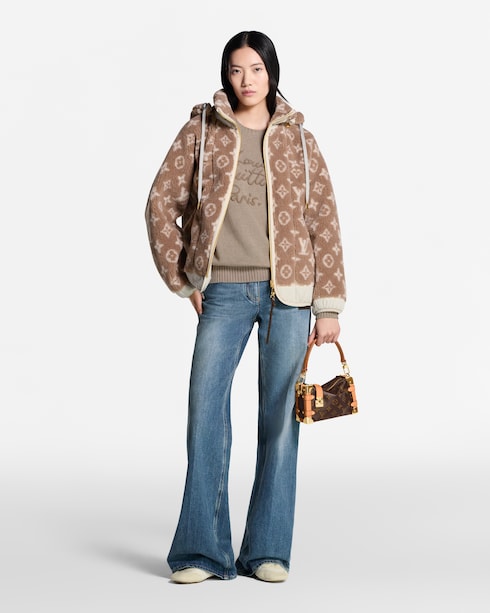 Monogram Fleece Hooded Jacket in Women's Ready-to-Wear Coats and Jackets collections by Louis Vuitton