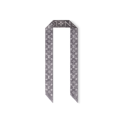 Monogram Infinity Denim BB Bandeau . in Women's Accessories Silk Squares and Bandeaus collections by Louis Vuitton (Product zoom)