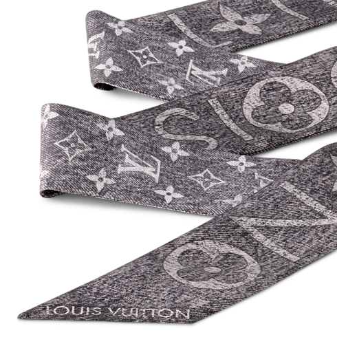 Monogram Infinity Denim BB Bandeau . in Women's Accessories Silk Squares and Bandeaus collections by Louis Vuitton (Product zoom)