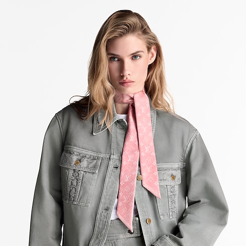 Monogram Infinity Denim BB Bandeau S00 in Wanita's Aksesori Silk Squares and Bandeaus collections by Louis Vuitton (Perbesar produk)