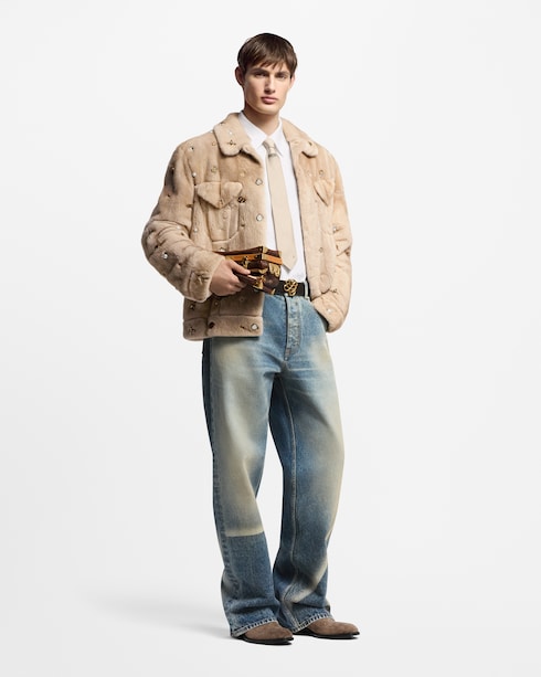 Monogram Jacquard Long-Sleeved Cotton Shirt in Men's Ready-to-Wear Shirts collections by Louis Vuitton