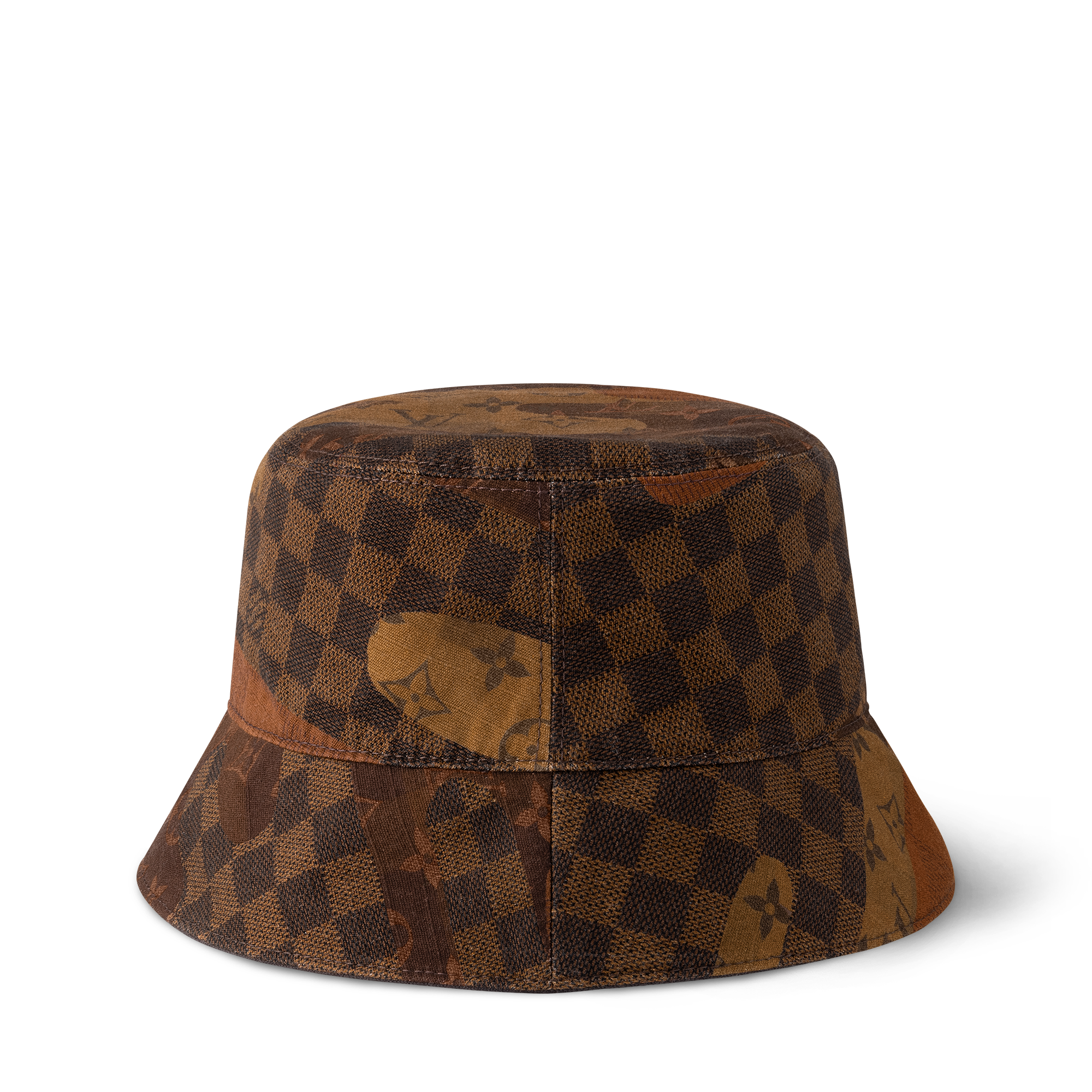 Monogram Landscape Reversible Bucket Hat S00 in Pria