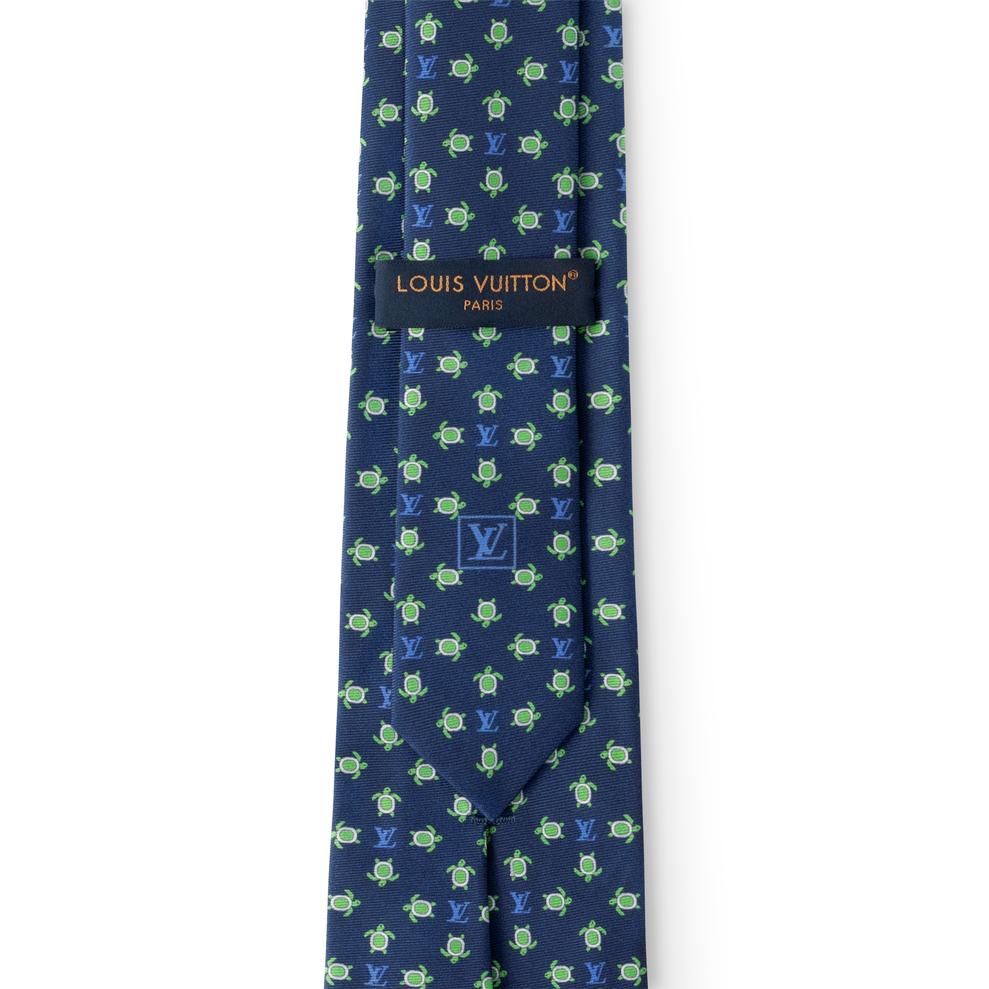 Monogram LV Turtle Tie S00 in Pria