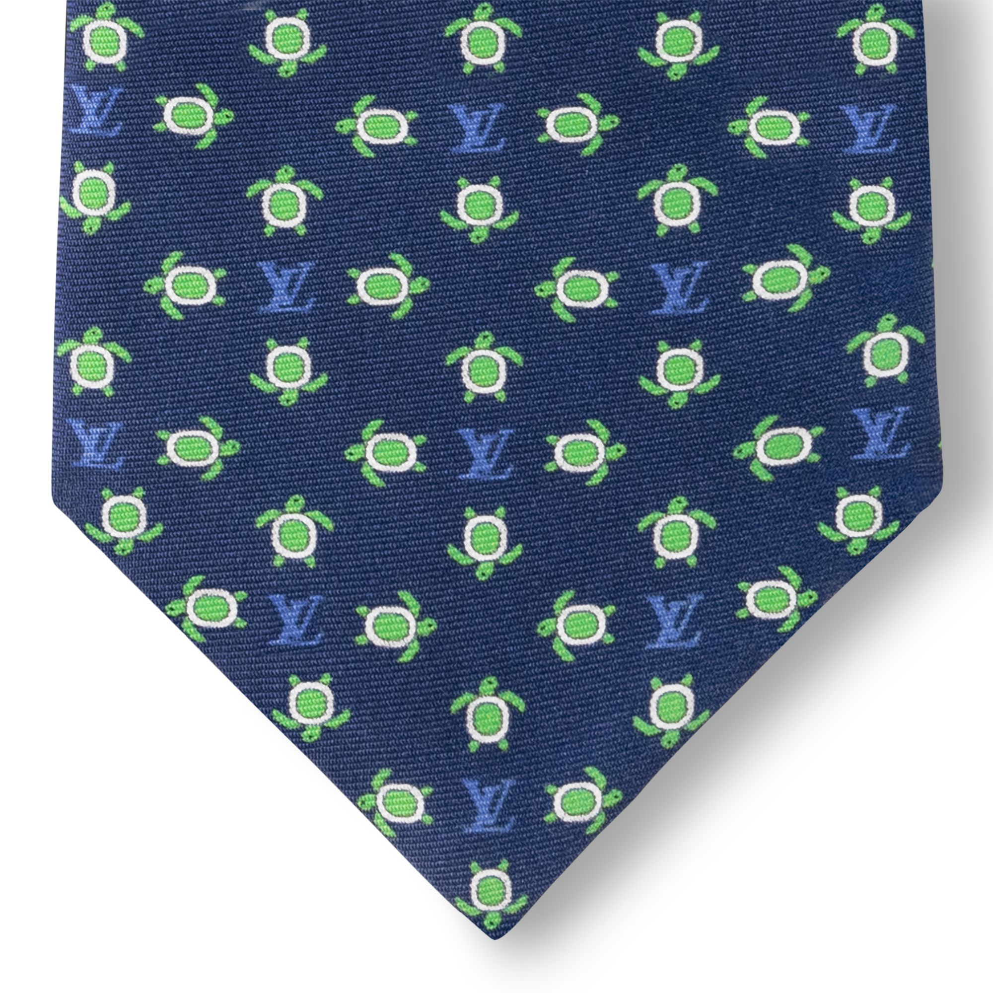 Monogram LV Turtle Tie S00 in Pria