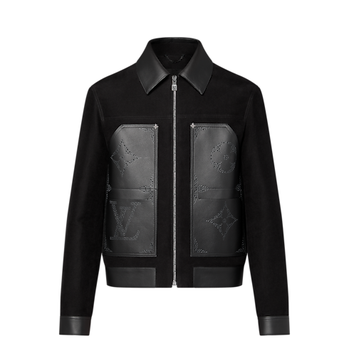 Monogram Mix Leather Workwear Blouson in Pria's Pakaian Outerwear dan Mantel collections by Louis Vuitton (Perbesar produk)