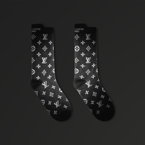 Monogram Reflective Socks S00 in Pria's Aksesori Topi dan Sarung Tangan collections by Louis Vuitton