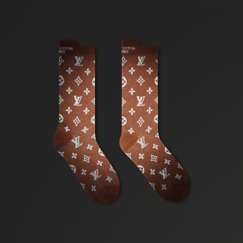 Monogram Reflective Socks . in Men's Accessories Hats, Beanies and Gloves collections by Louis Vuitton