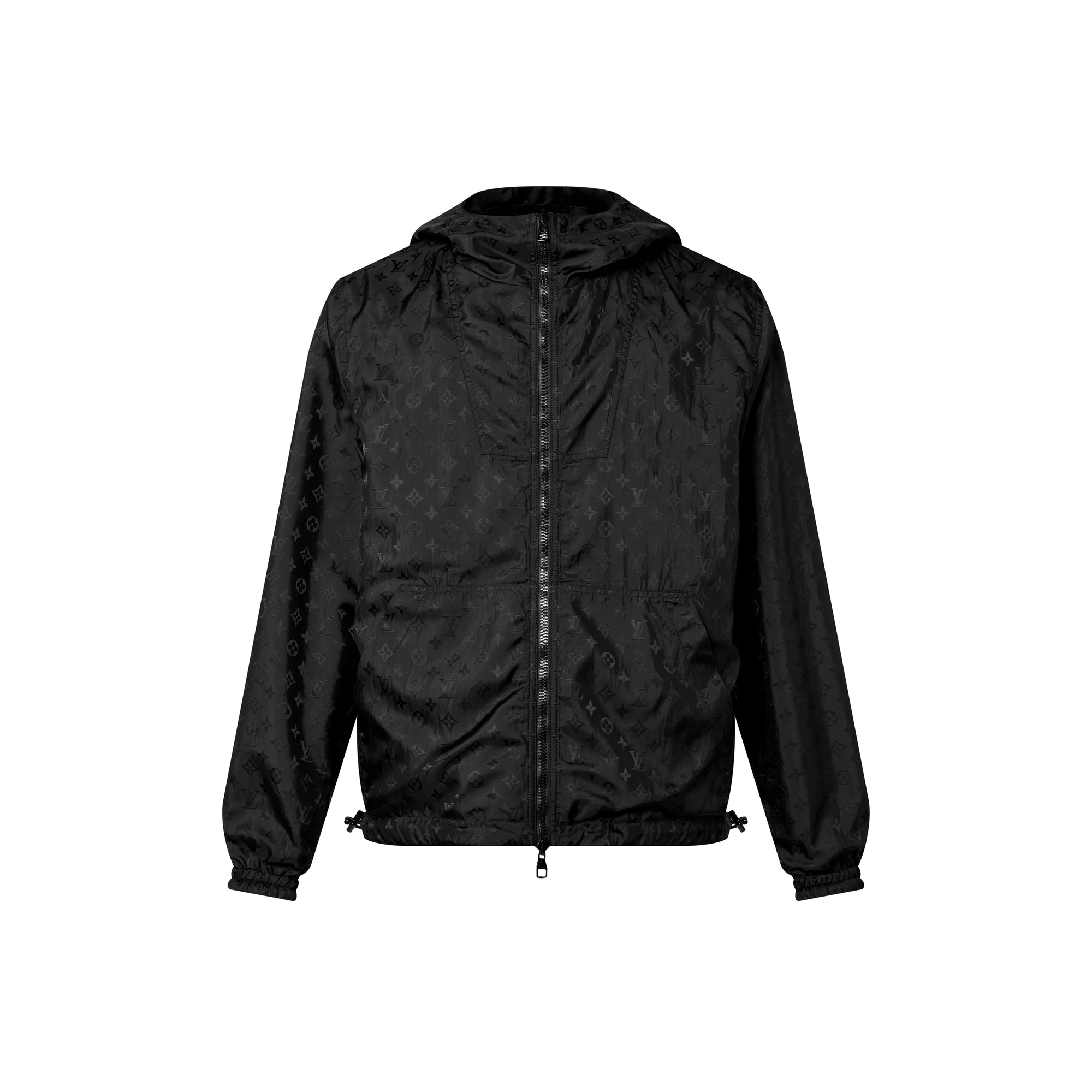 Monogram Reversible Nylon Windbreaker  in Pria