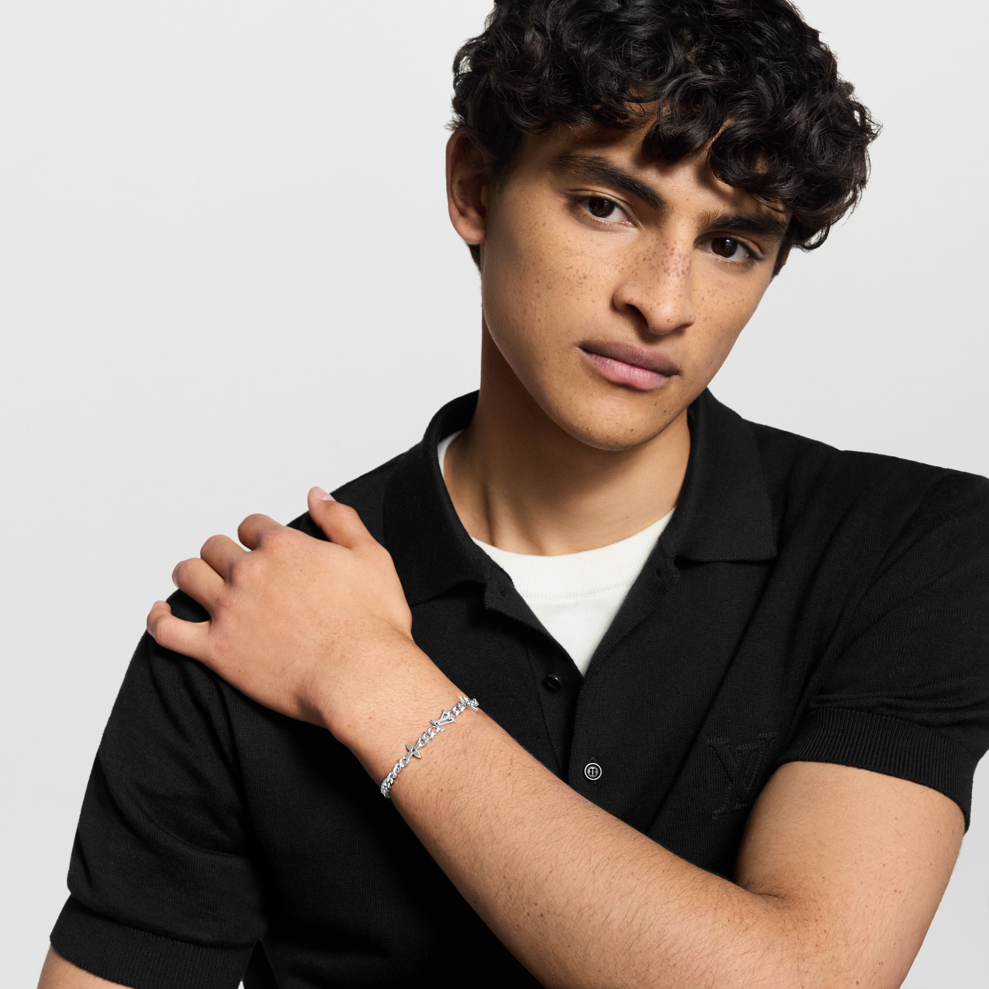 Monogram Row Bracelet . in Men