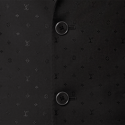 Monogram Satin Single-Breasted Pont Neuf Jacket in Men's Ready-to-Wear All Ready-to-Wear collections by Louis Vuitton (Product zoom)