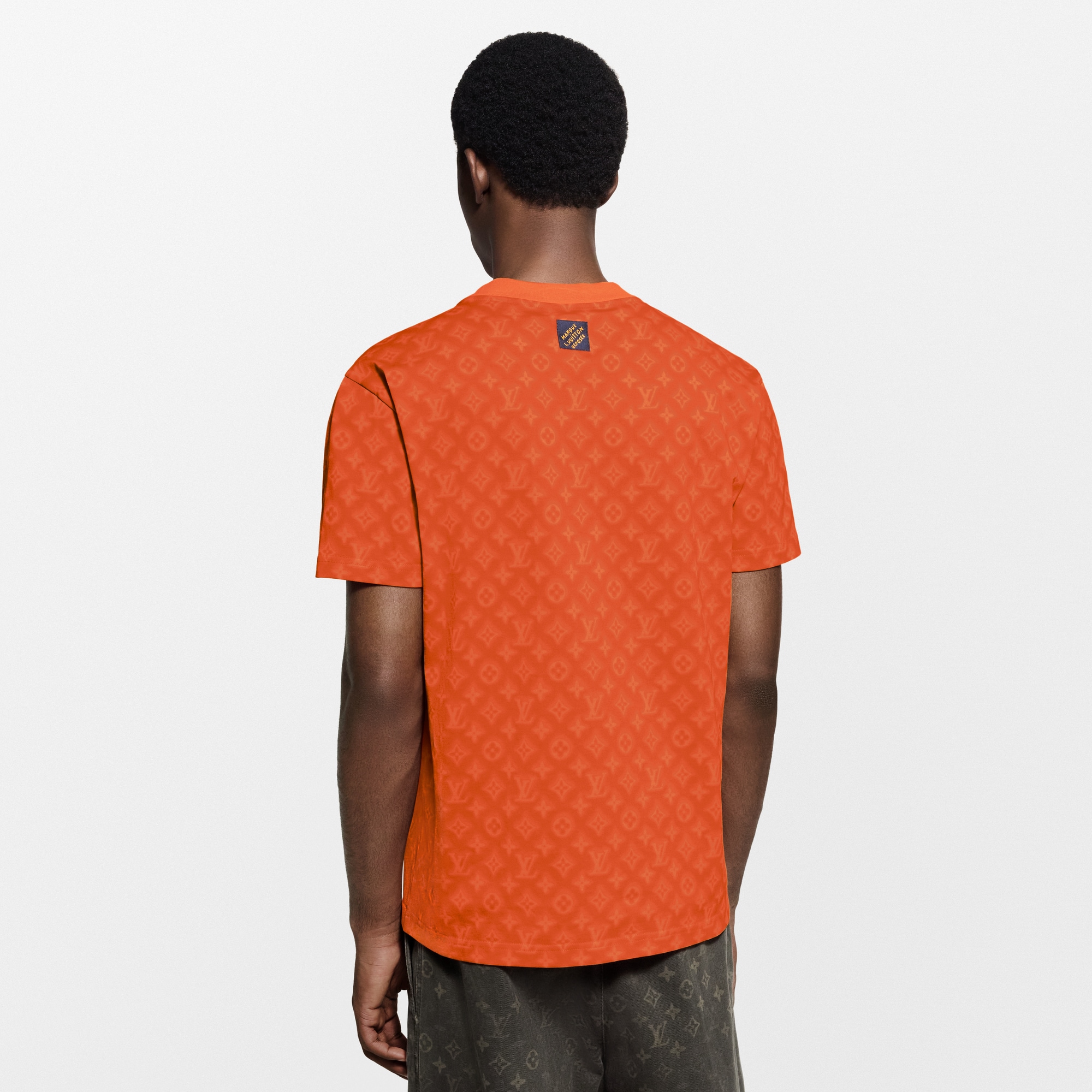 Monogram Short-Sleeved T-Shirt  in Pria