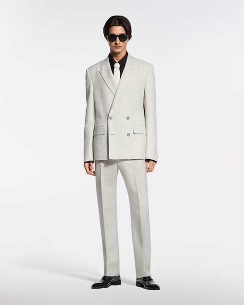 Monogram Silk-Mohair-Blend Double-Breasted Gaston Jacket in Men's Ready-to-Wear Blazers and Jackets collections by Louis Vuitton