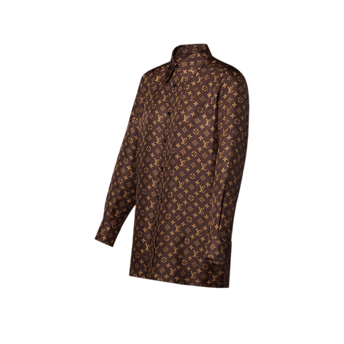 Monogram Silk Shirt in Women's Ready-to-Wear Tops collections by Louis Vuitton (Product zoom)