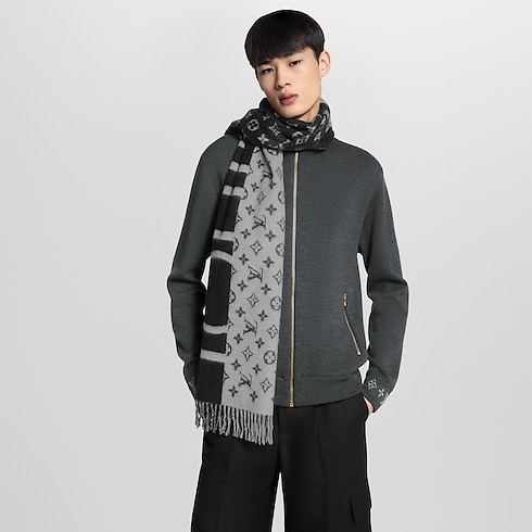 Monogram Split Scarf . in Men's Accessories Scarves collections by Louis Vuitton (Product zoom)