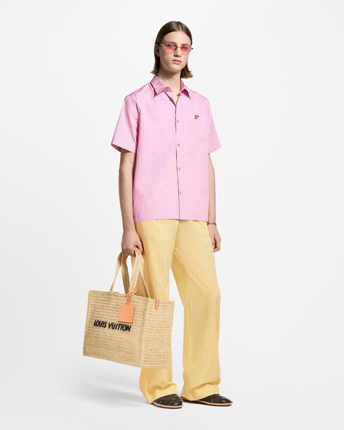Monogram Striped Short-Sleeved Shirt in Men's Ready-to-Wear Shirts collections by Louis Vuitton