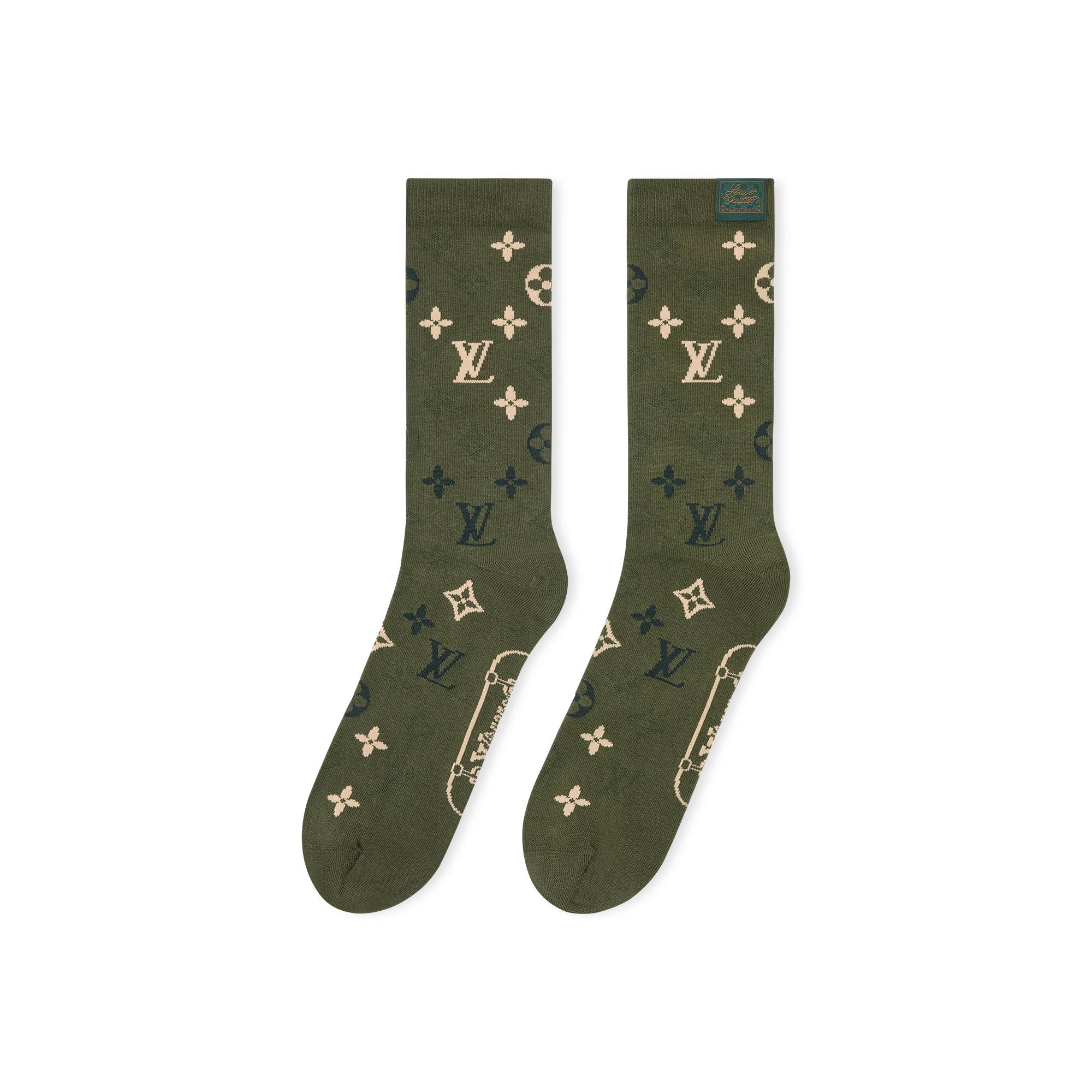 Monogram Surplus Socks S00 in Pria