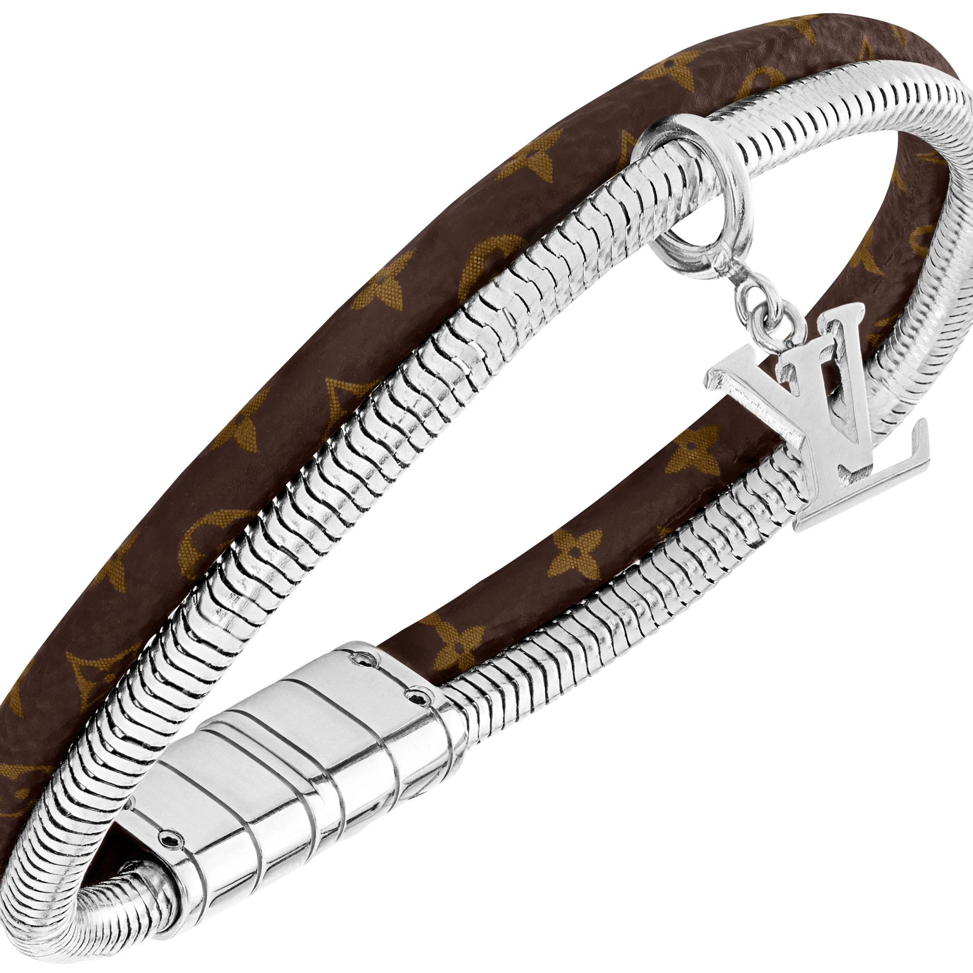 Monogram Swirl Bracelet Monogram in Pria