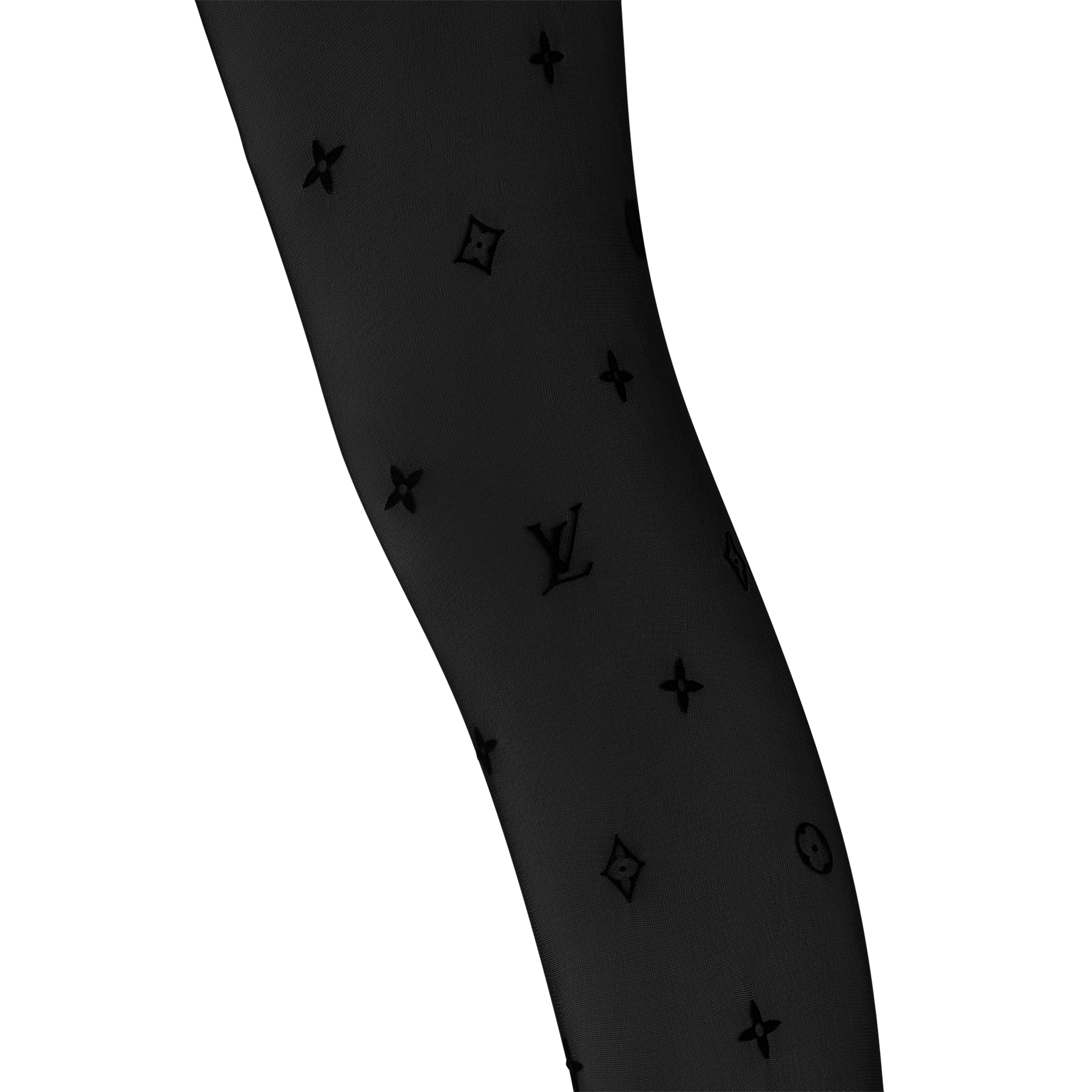 Monogram Takeover Tights S00 in Wanita