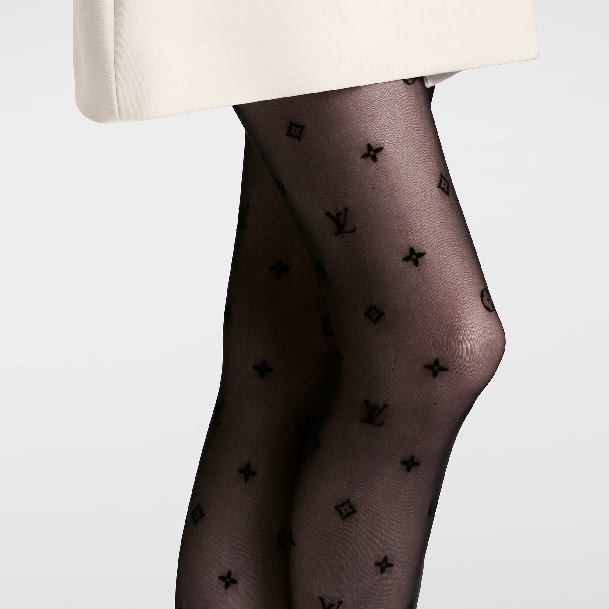 Monogram Takeover Tights S00 in Wanita