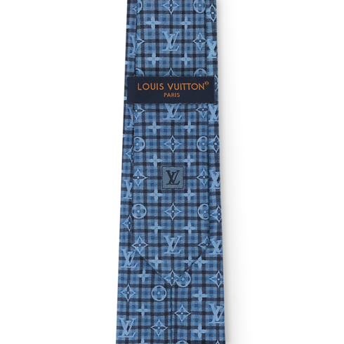 Monogram Windowpane Tie . in Men's Accessories All Accessories collections by Louis Vuitton (Product zoom)