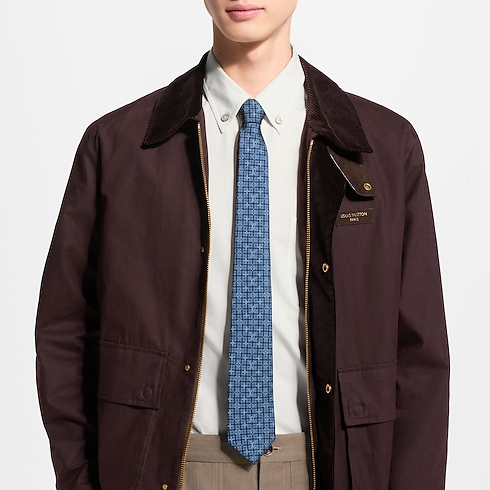 Monogram Windowpane Tie . in Men's Accessories All Accessories collections by Louis Vuitton (Product zoom)