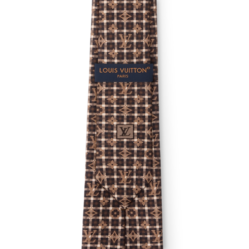 Monogram Windowpane Tie S00 in Pria's Aksesori Semua Koleksi collections by Louis Vuitton (Perbesar produk)