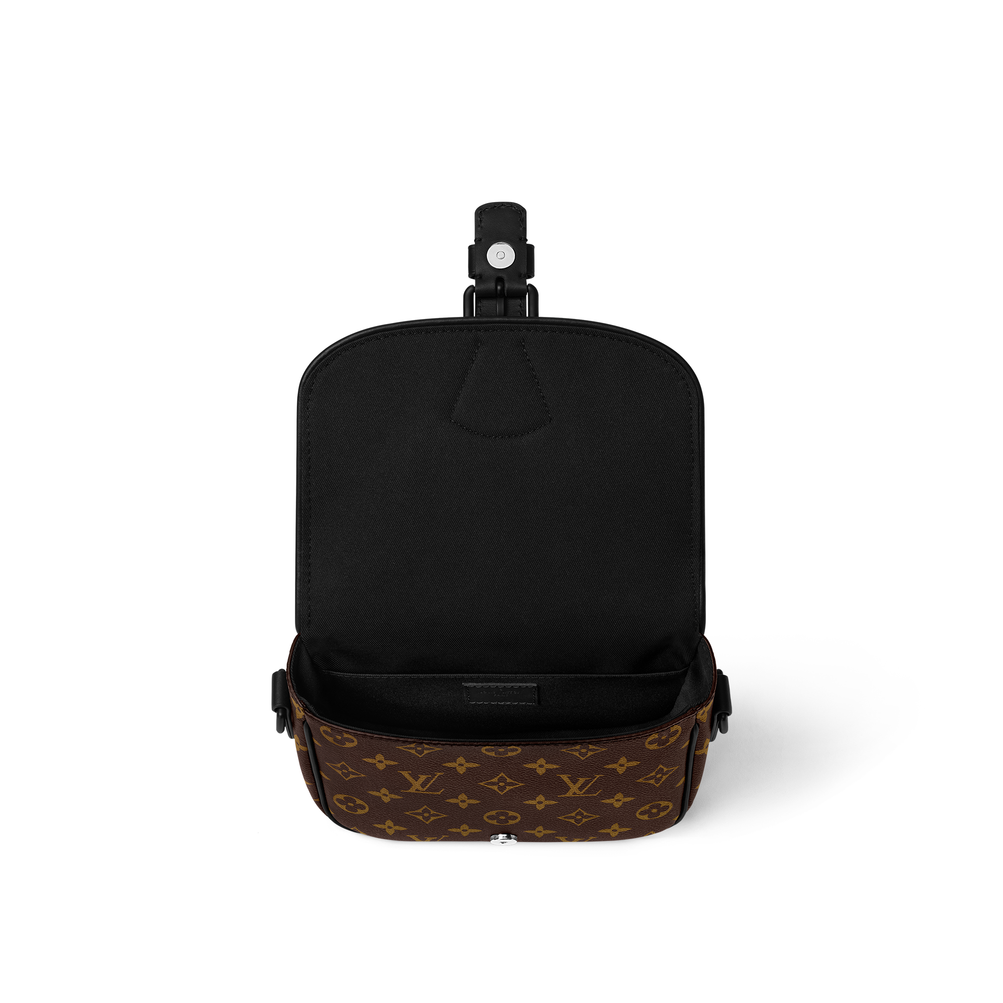 Montsouris Messenger PM Monogram Macassar Canvas in Pria