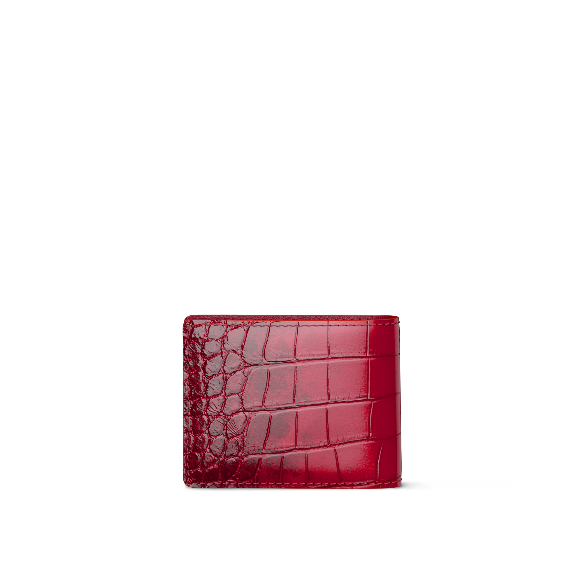 Multiple Wallet Crocodile Mat in Men
