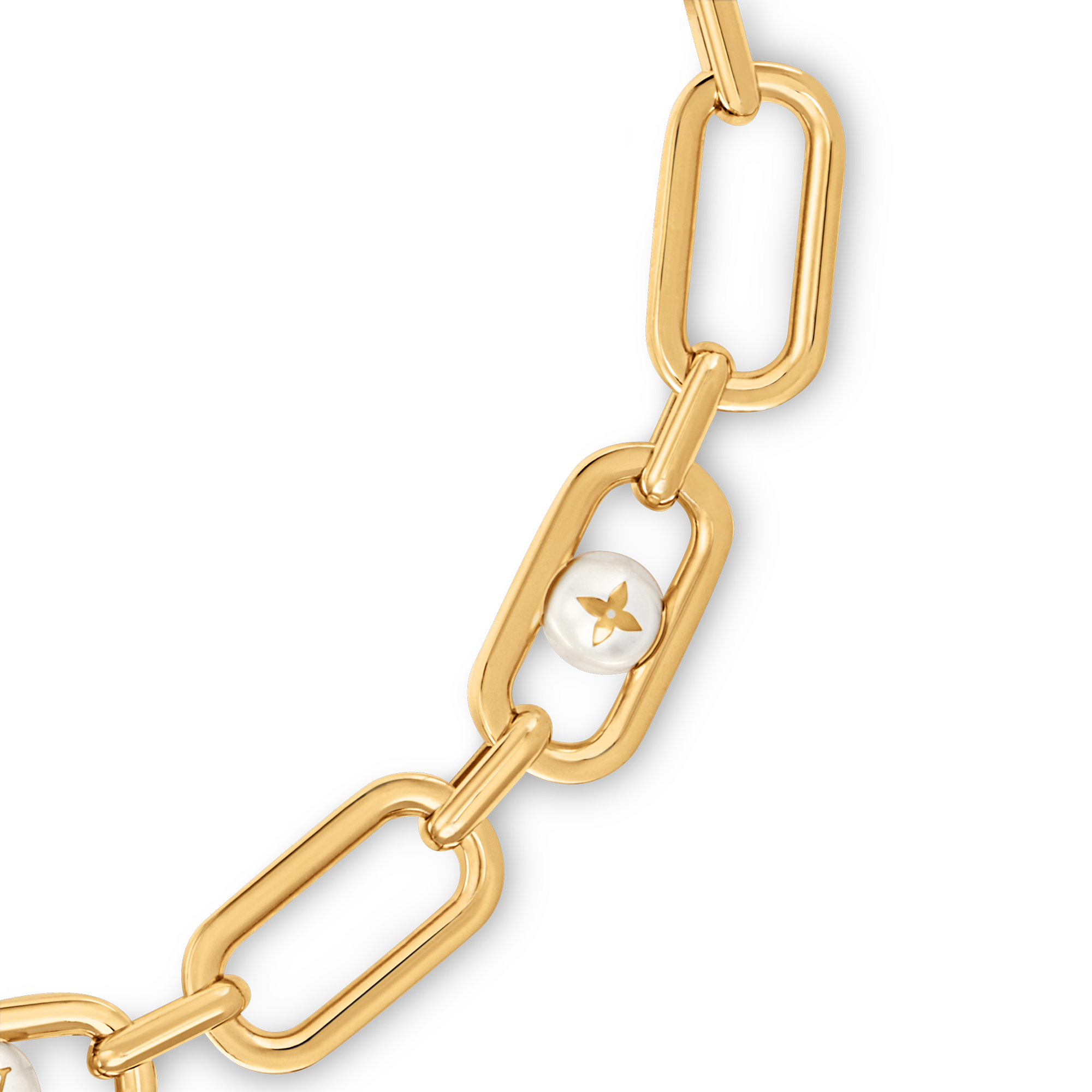 My LV Chain Pearls Necklace S00 in Wanita