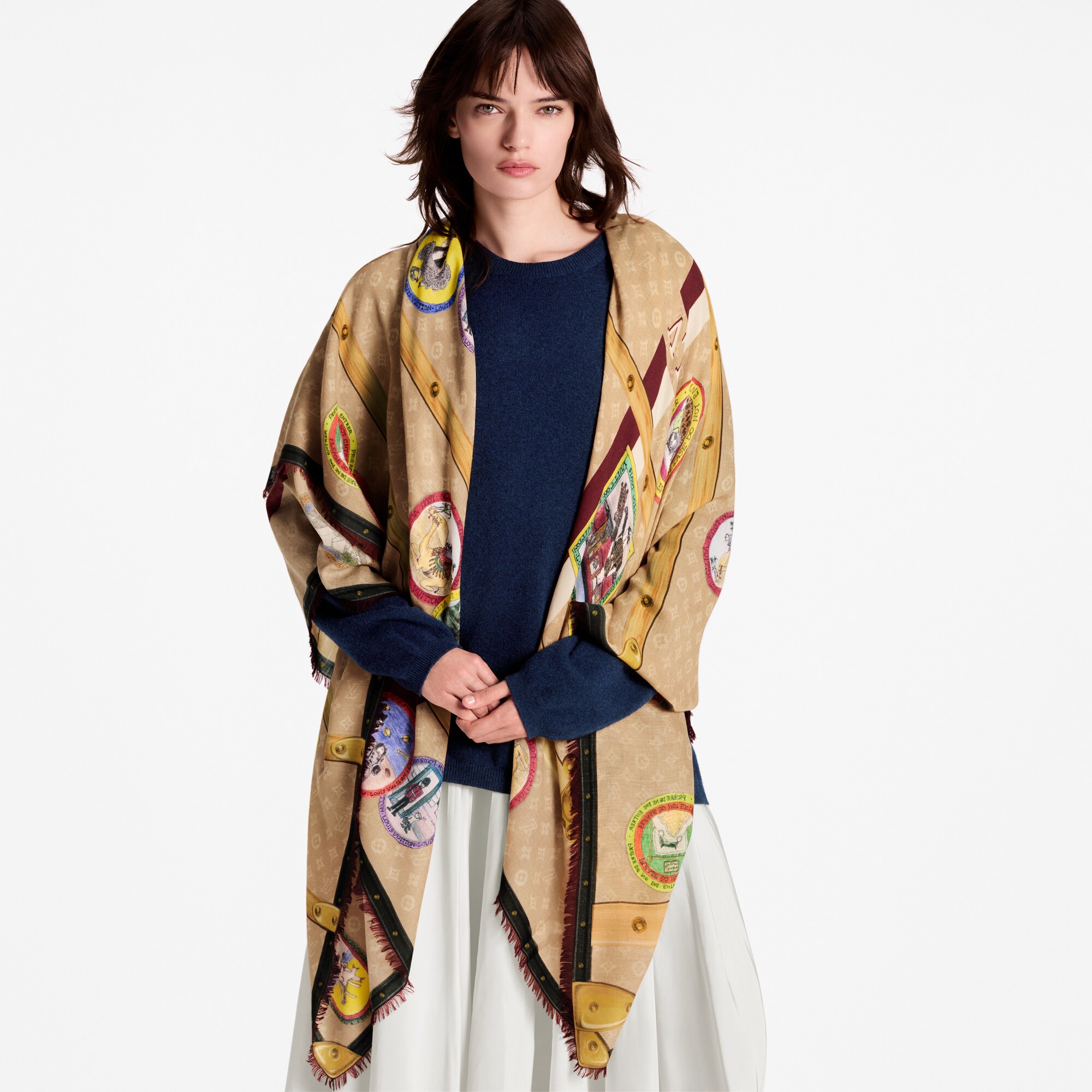 My LV Trunk Stole S00 in Wanita