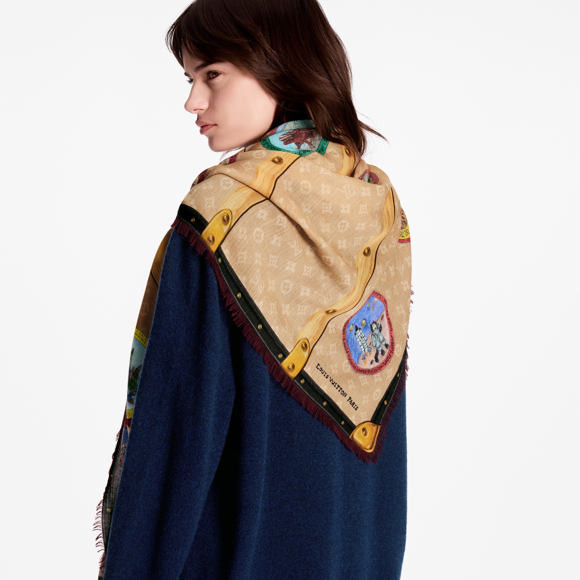 My LV Trunk Stole S00 in Wanita