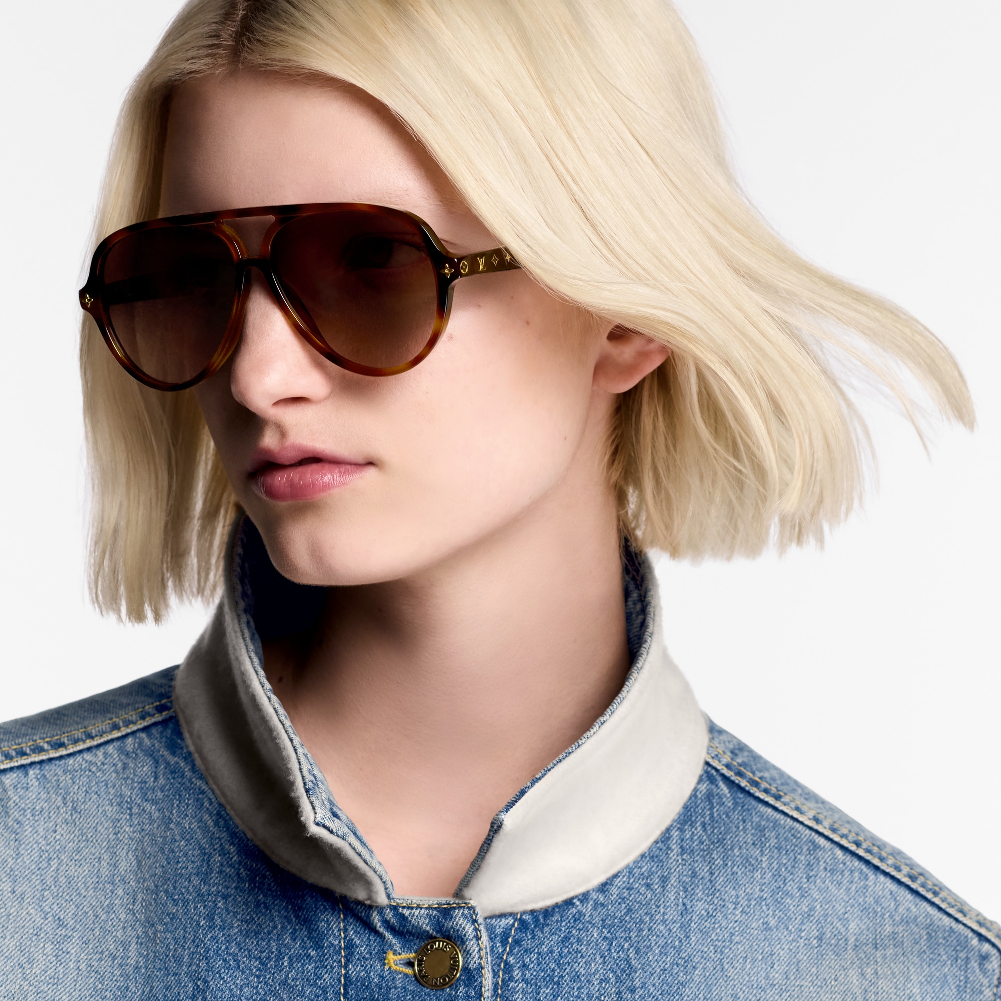 My Monogram Fame Pilot Sunglasses S00 in Wanita