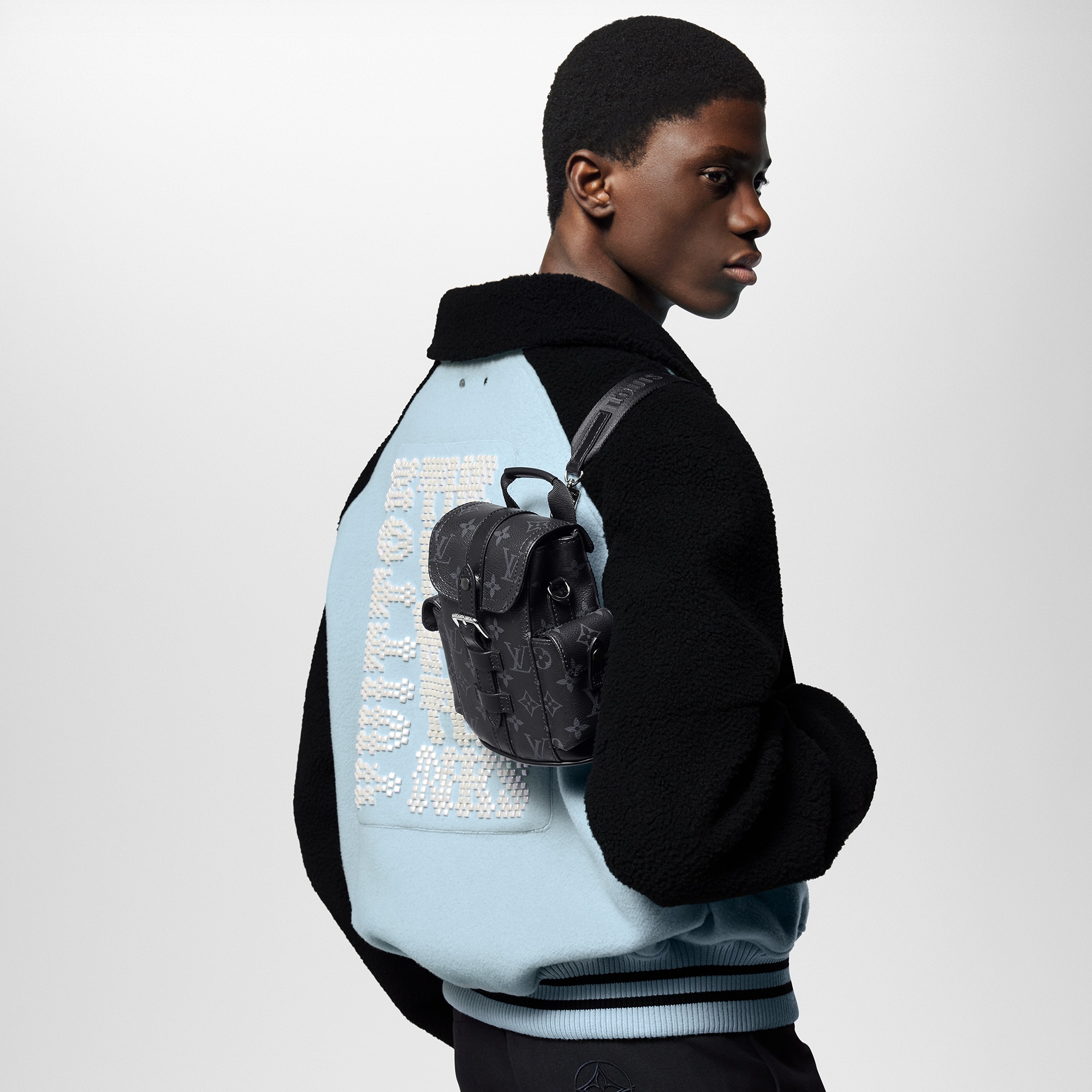 Nano Christopher Monogram Eclipse in Pria