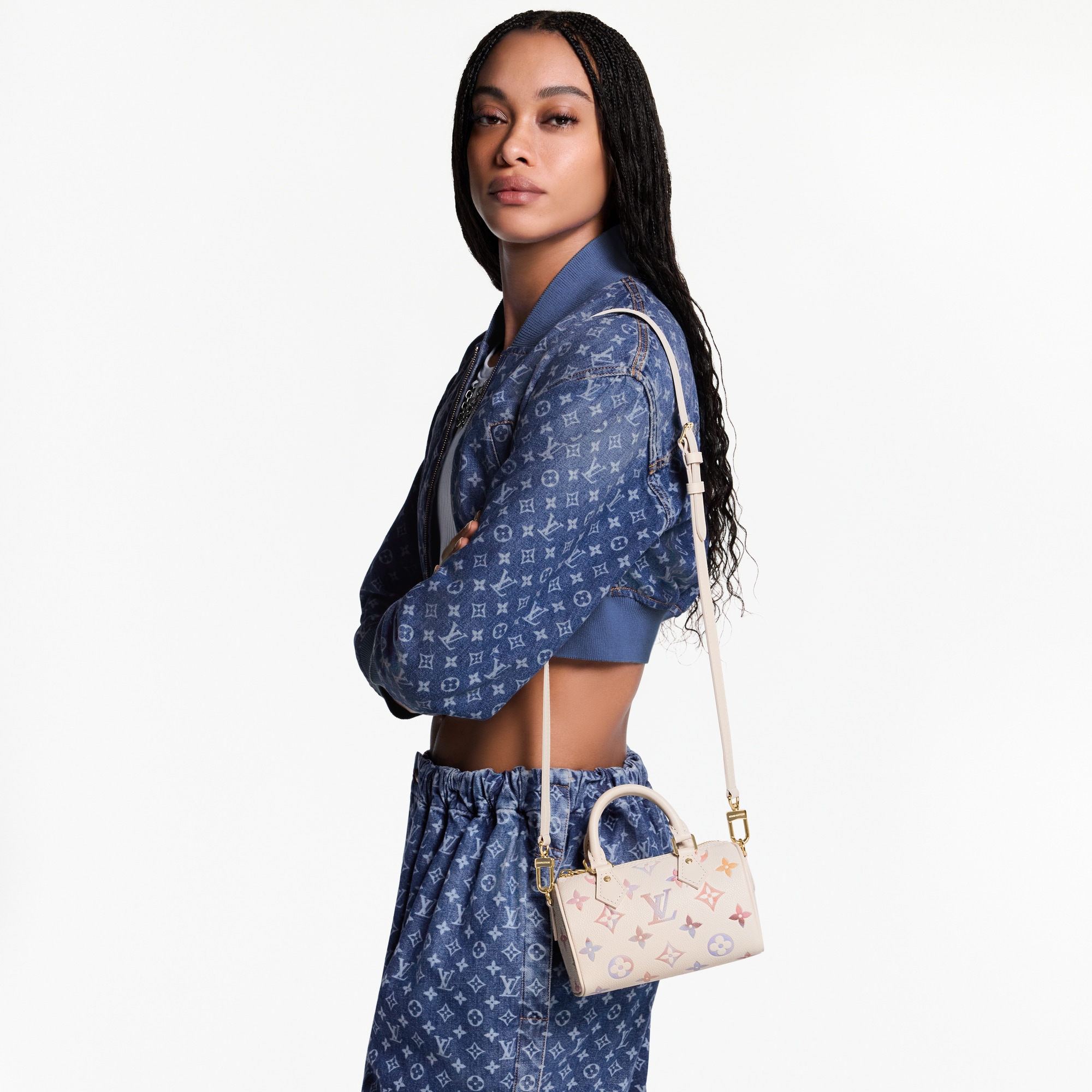 Nano Speedy Monogram Empreinte in Wanita