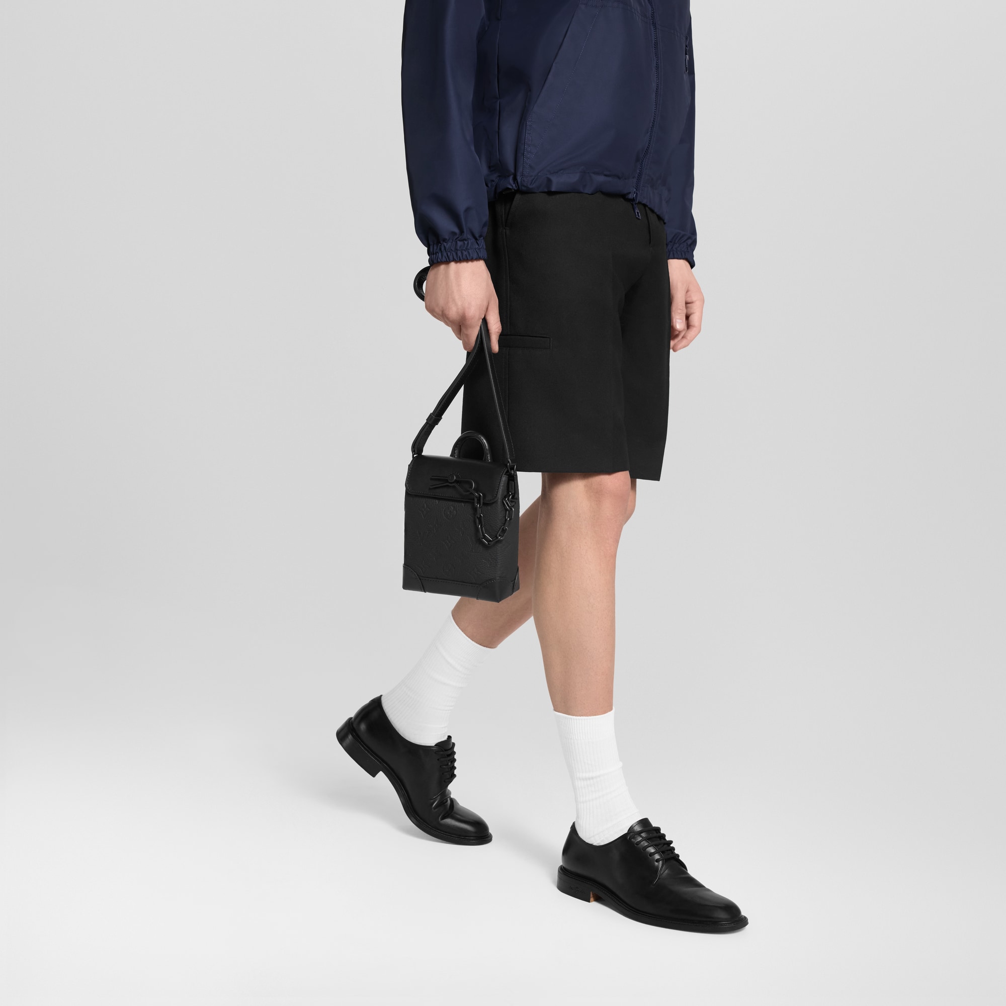 Nano Steamer Monogram Taurillon Leather LG - G90 in Pria