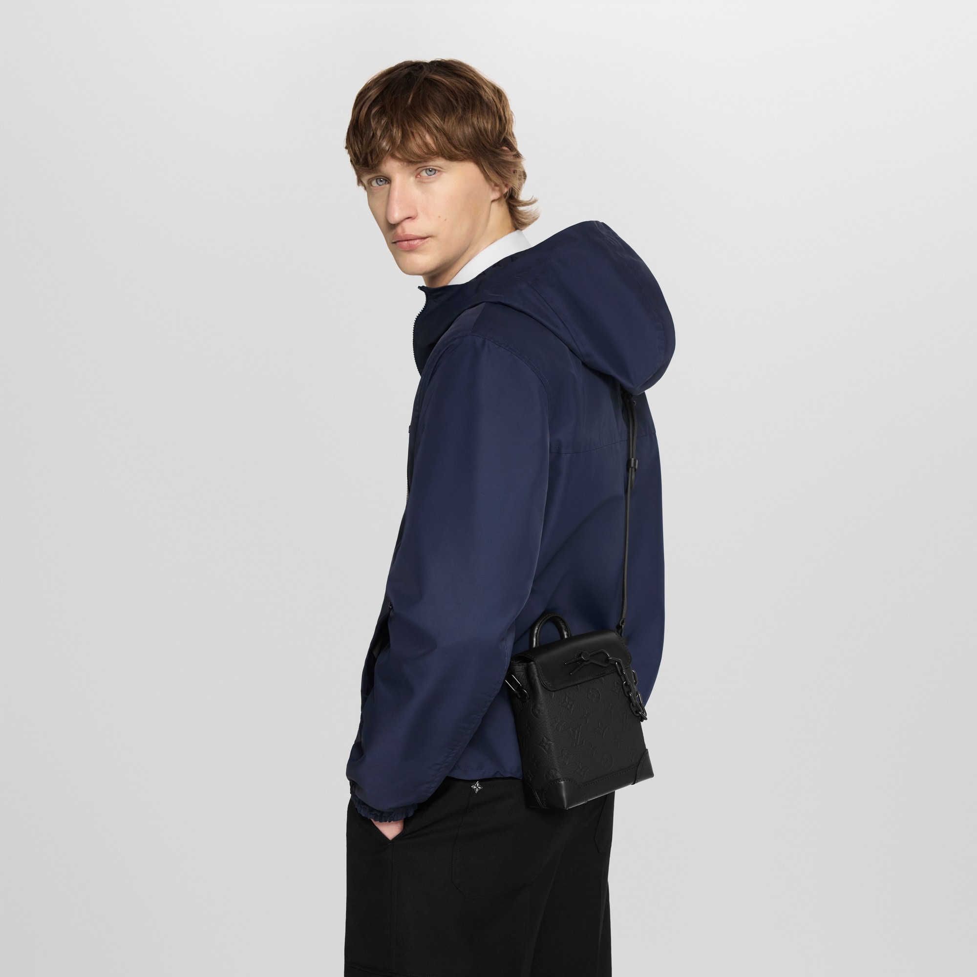 Nano Steamer Monogram Taurillon Leather LG - G90 in Pria