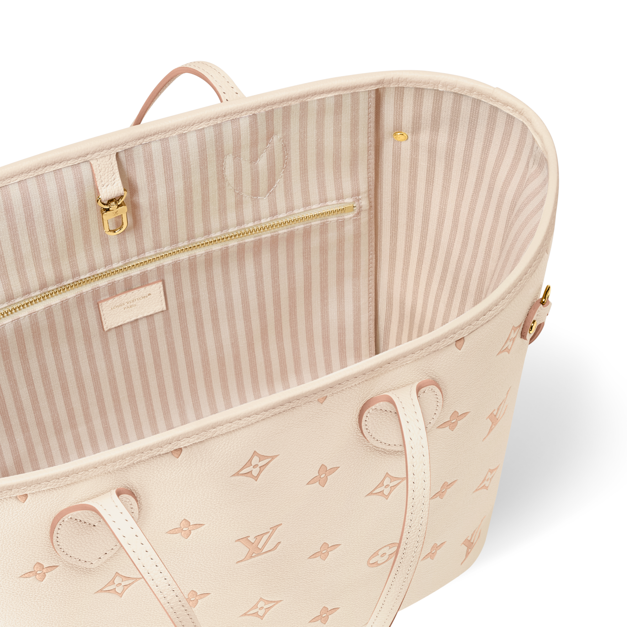 Neverfull MM Monogram Empreinte in Tas dan Aksesori Kulit