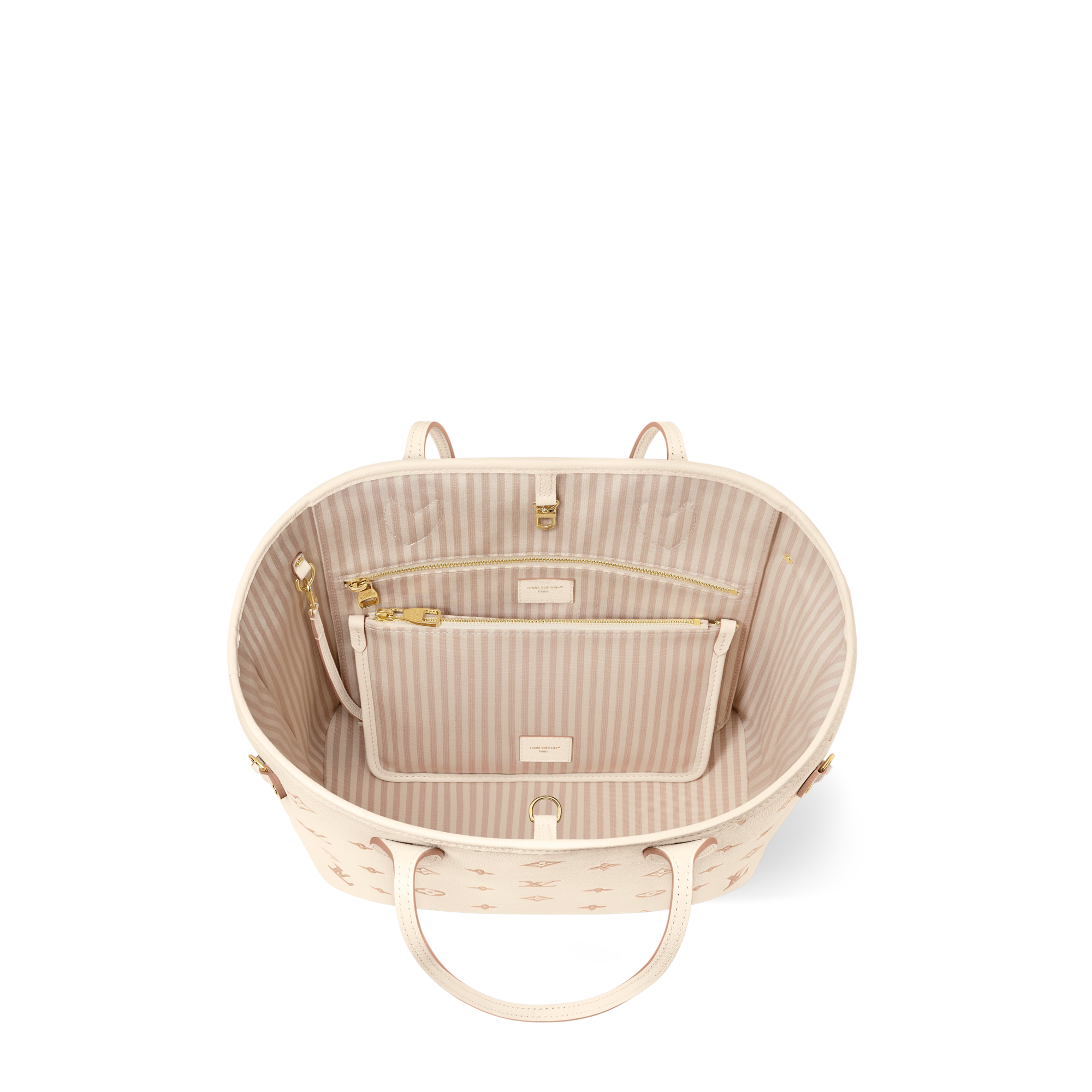 Neverfull MM Monogram Empreinte in Tas dan Aksesori Kulit