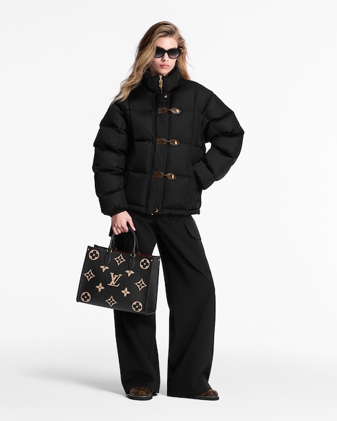 Onthego MM Bicolour Monogram Empreinte Leather in Women's Handbags All Collections collections by Louis Vuitton