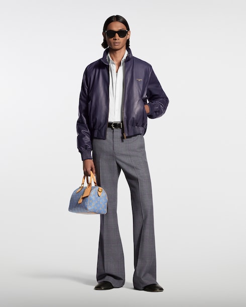 Padded Leather Blouson in Men's Ready-to-Wear Outerwear and Coats collections by Louis Vuitton