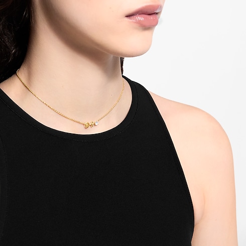 Petit Louis Necklace worn view
