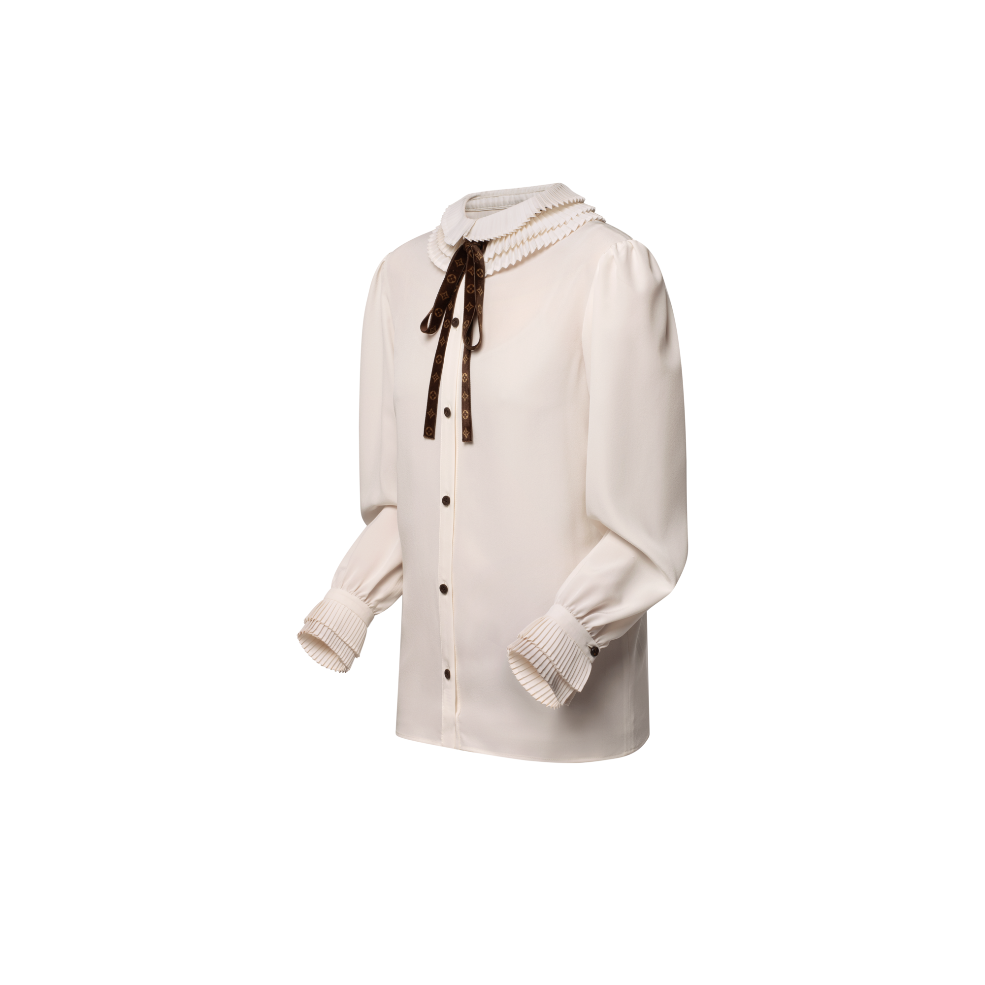 Pleat Collar Blouse  in Wanita