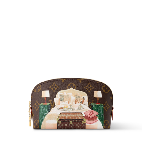 Pochette Cosmétique PM Monogram in Wanita's Terbaru } collections by Louis Vuitton (Perbesar produk)